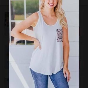 Leopard pocket Filly Flair tank
